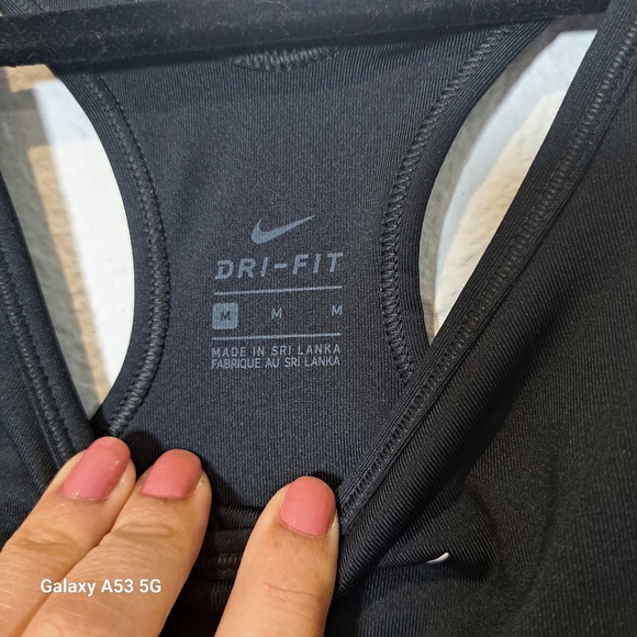 Nike Women's Black Sports Bra - Picture 3 of 4